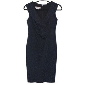 KAY UNGER Animal Print Mini Dress Women Size 2